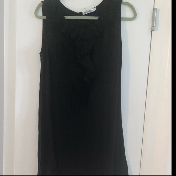 Modcloth Monoreno Black Sleeveless Dress With Belt - Picture 9 of 10